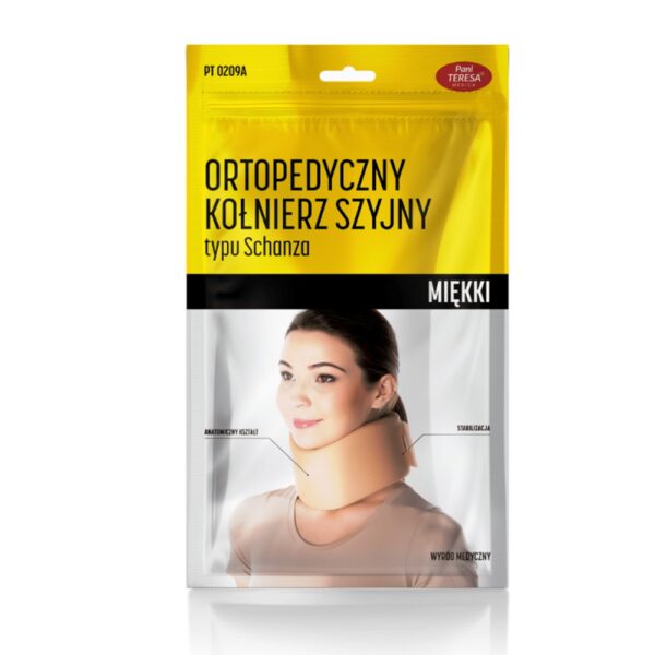 Ortopedyczny kołnierz szyjny typu Schanza Miękki Pani Teresa® Medica PT 0209A