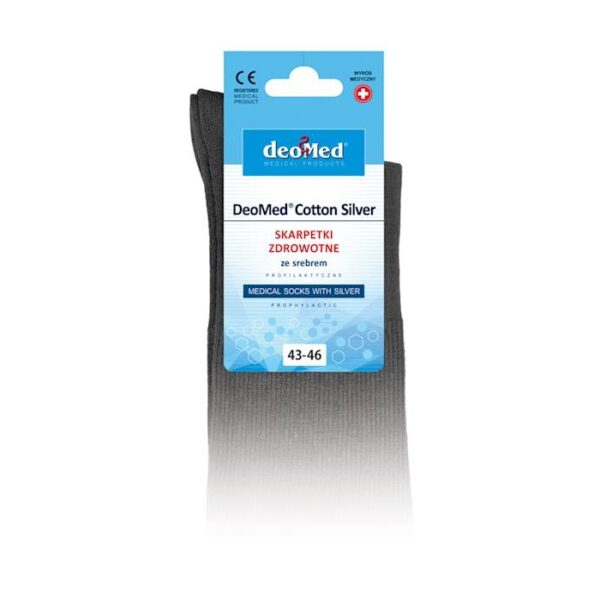 Skarpetki DeoMed® Cotton Silver