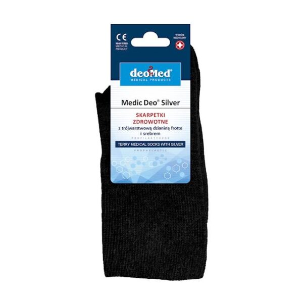 Skarpetki frotte ze srebrem DeoMed® Medic Deo Silver