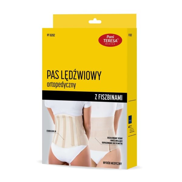 Pas lędźwiowy z fiszbinami Pani Teresa® Medica PT0202