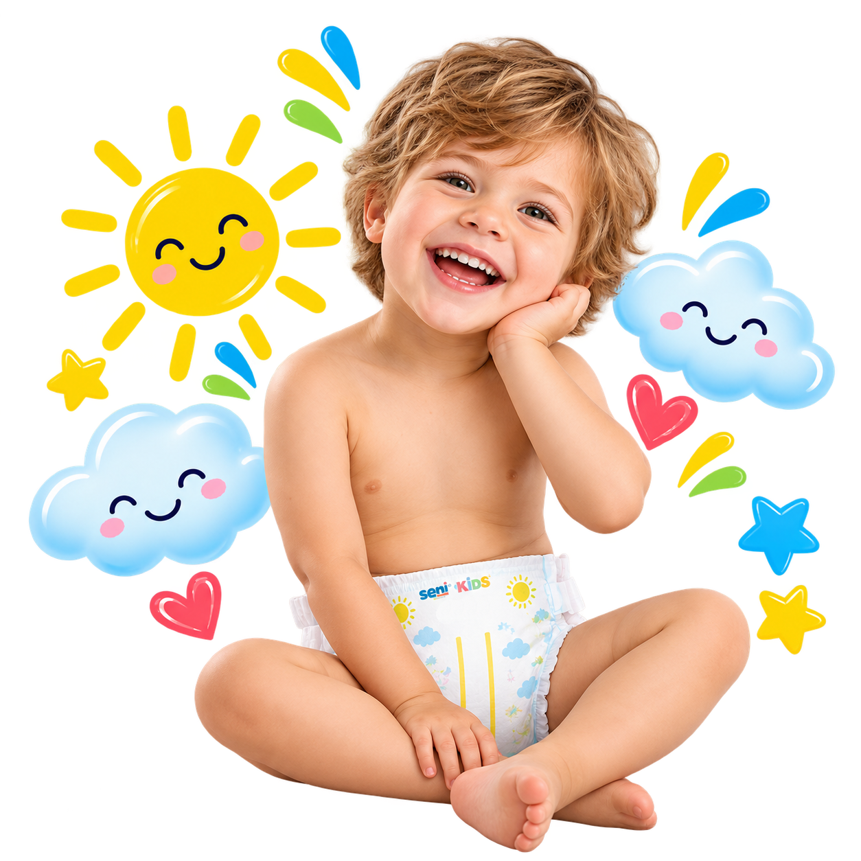 Jak zakładać pieluchomajtki Seni Kids Junior