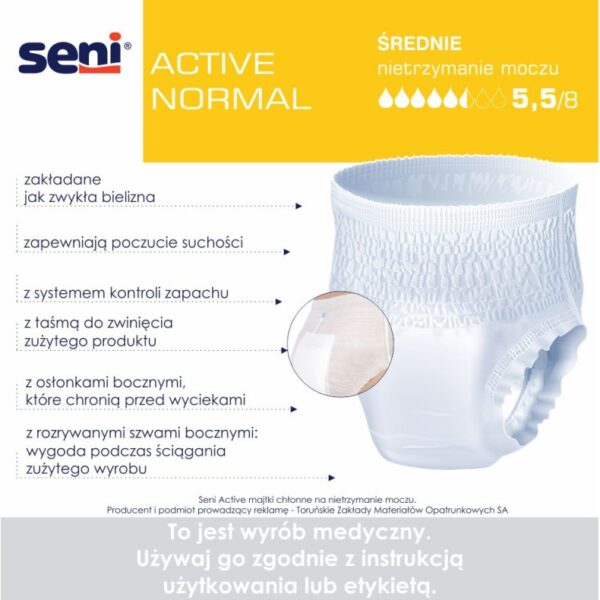 Majtki chłonne Seni Active Normal